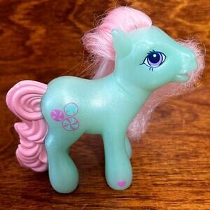 MY LITTLE PONY Vintage G3 Minty 2003 Ponyville 3 Inch Mini Figure Bubbles